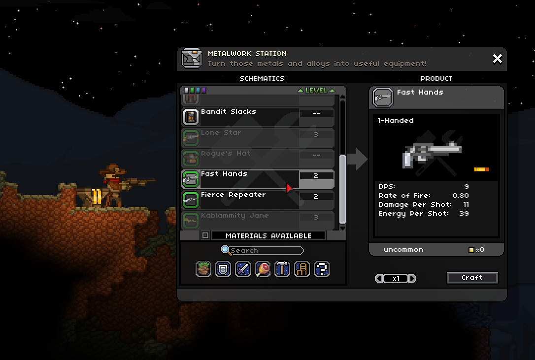 starbound how to make custom weapons