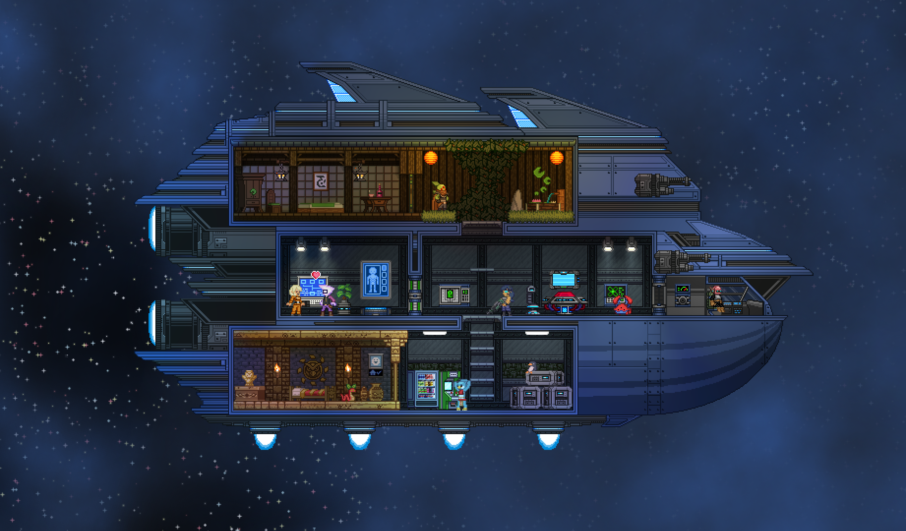 how to expand your ship in starbound